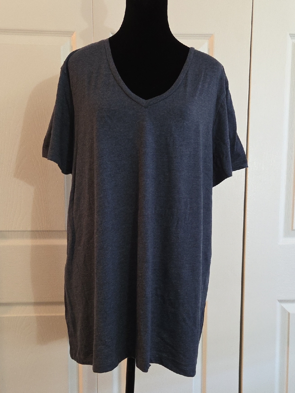 Woman's Relaxed V-Neck Short Sleeve Tee